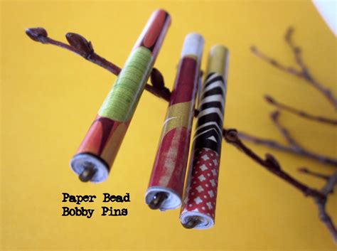 Wendylynns Paper Whims Paper Bobby Pins Handcrafted