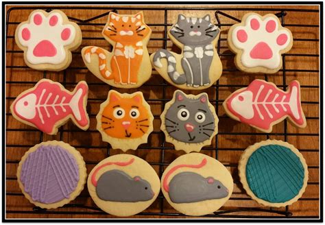 1 Dozen Homemade Kitty Cat Cut Out Sugar Cookies Please Be Sure To