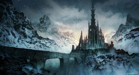 Dark Lords Castle Fantasy Landscape Dark Castle Fantasy Castle