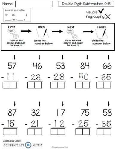 Touch math printable worksheets can be used by anyone at home for teaching and studying goal. Touch Math Worksheets Free Printables - Thekidsworksheet