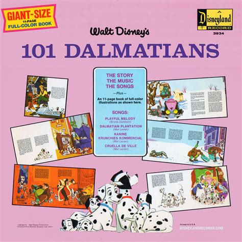 Film Music Site 101 Dalmatians Soundtrack Various Artists George
