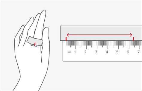 Ring Size Chart And Measurement Guide At Michael Hill Australia