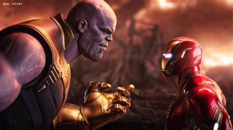 Thanos Vs Iron Man Wallpapers Wallpaper Cave