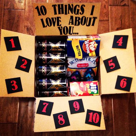 10 things I love about you! Deployment care package | Gifts, Military care package, Diy care package