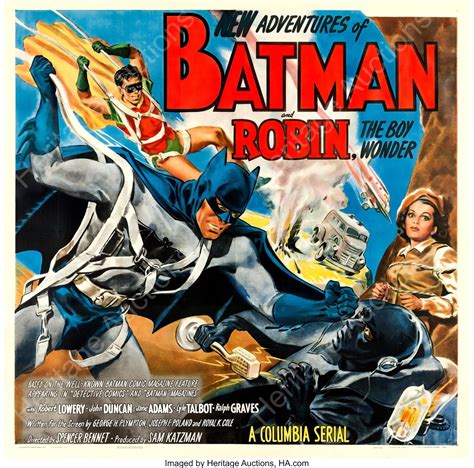 Pop Culture Safari Vintage Batman Movie Serial Poster