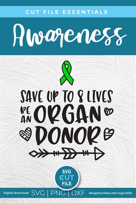 Organ Donation Be An Organ Donor Svg File This Organ Donation Svg