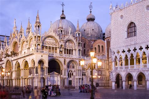 Art Of Saint Marks Basilica In Venice