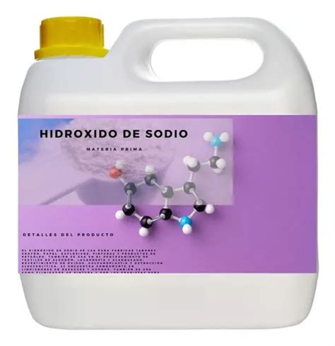 Hidroxido De Sodio Liquida Soda Cáustica 4 Litros En Venta En
