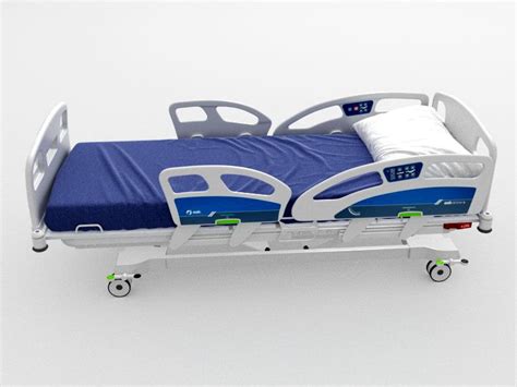 Icu Hospital Bed 3d Model 3ds Maxobject Files Free Download Cadnav