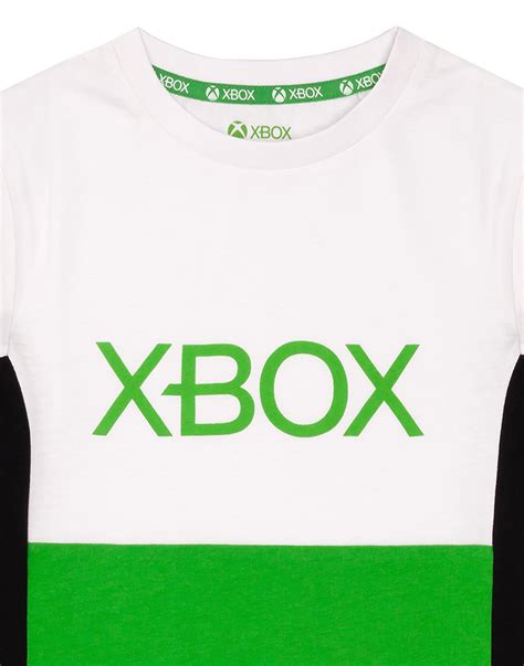 Xbox T Shirt Boys Kids Black Green Game Console Logo Clothing Top Ebay