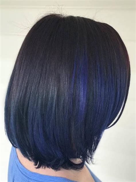 19 Stunning Blue Black Hair Colors To Try Fashionuer