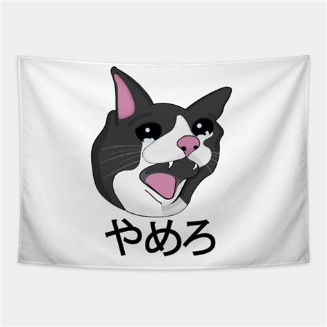 Yamero Crying Screaming Cat Meme Cute Japanese Words Cat Memes