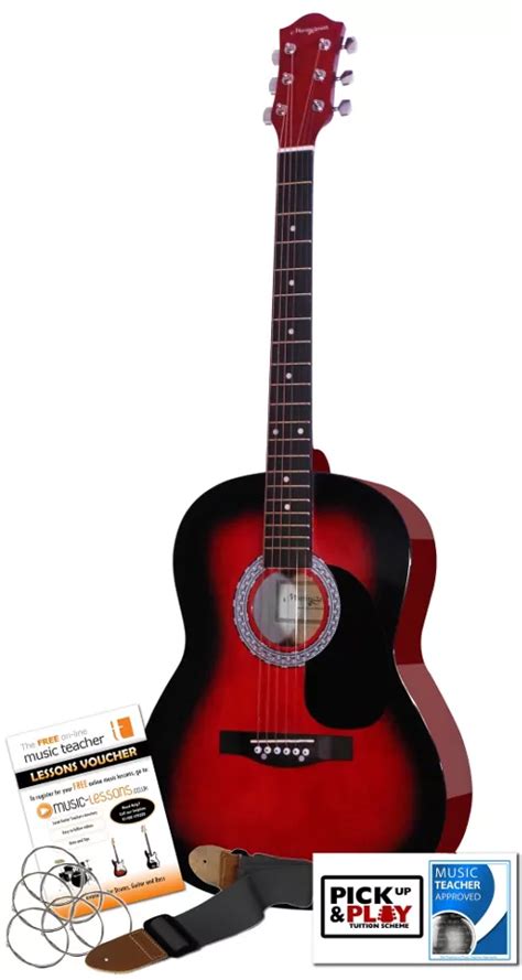 Buy Martin Smith Acoustic Guitar Kit W100 Red From Our All Acoustic