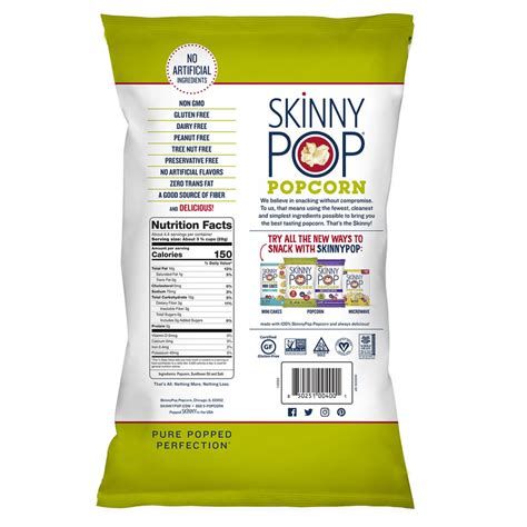 Skinny Pop Popcorn 44oz Snacks Fast Delivery By App Or Online