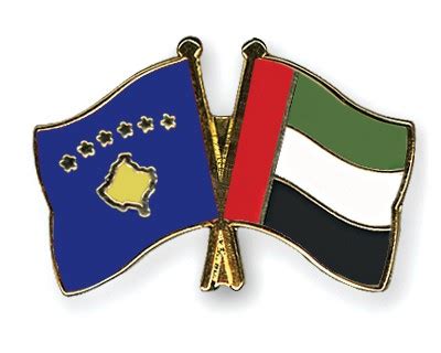Pins Kosovo United Arab Emirates Friendship Pins Kosovo XXX Flags K Crossed Flag Pins Shop