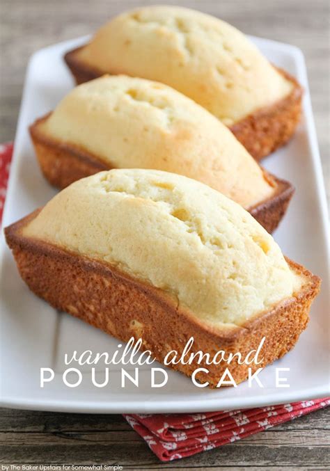 Vanilla Almond Pound Cake Easy Recipe On Somewhat Simple