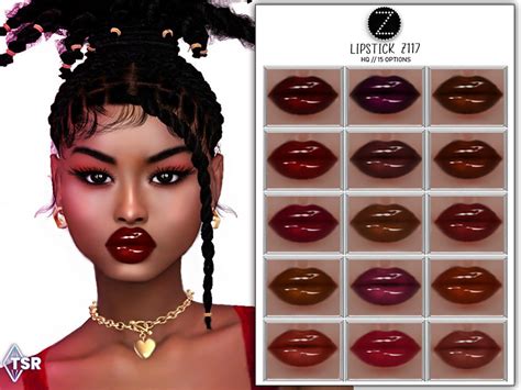 Lipstick Z117 By Zenx At Tsr Sims 4 Updates