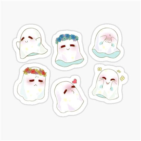 Ghost Stickers Redbubble