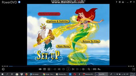 The Little Mermaid 2 Return To The Sea Dvd Menu