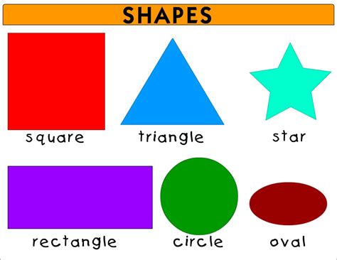 Shapes For Toddlers Printable