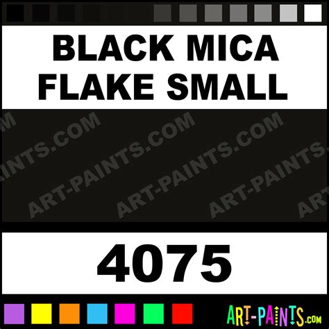 Black Mica Flake Small Iridescent Metal Paints And Metallic Paints