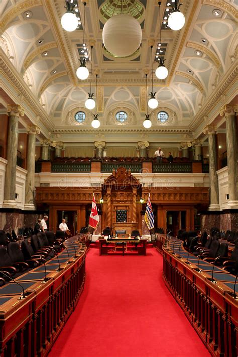 Legislative Chamber British Columbia Editorial Stock Image Image Of