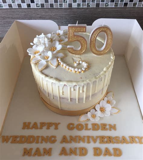 50th Wedding Anniversary Cake By Dawn 50th Wedding Anniversary Cakes