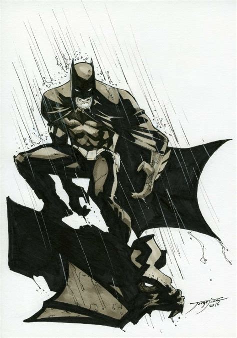 Jorge Jimenez Batman In Aric Shapiros Jorge Jimenez Comic Art Gallery