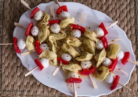 Tortellini - Mozzarella -Paprika- Spieße Rezept