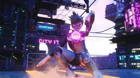 1920x1080 Cyber Tracer Overwatch Laptop Full Hd 1080p Hd