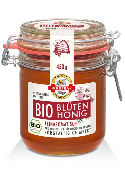 Blüten Honig Mit Bio Zeichen Flüssig 450 G Bihophar Shop