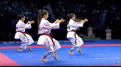Karate Female Team Kata Bronze Medal Serbia Vs Italy Wkf World Champ Karate Kata