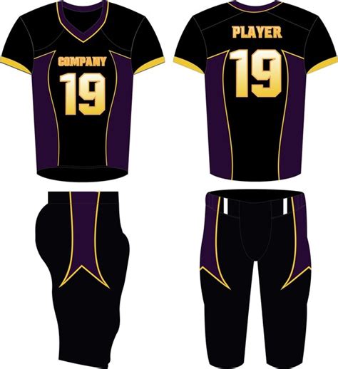 Premium Vector American Football Jerseyt Shirt Sport Design Template