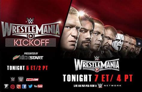 Watch Wrestlemania 31 Tonight Online World Of Wrestling