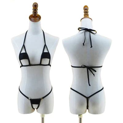 Sexy Tali Mikro Bikini Berjemur Pantai Bikini Set Lingeries Seks