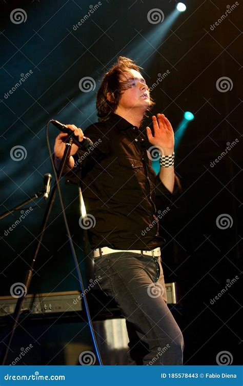 Keane Tom Chaplin During The Concert Editorial Stock Photo Image Of