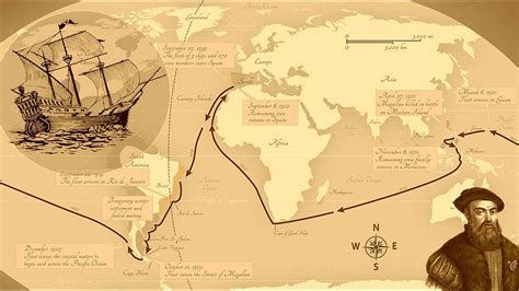 Ferdinand Magellan Lexplorateur Dont Le Voyage En Mer Audacieux A