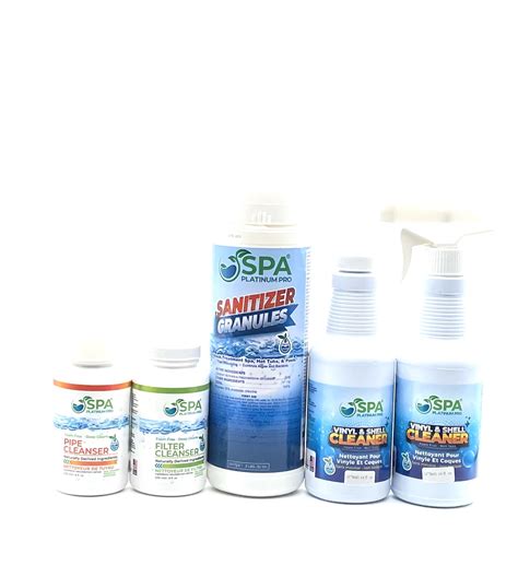 Spa Hot Tub Water Treatment Clean Up Kit Spa Platinum Pro Hot Tub Spa And Pool Products All