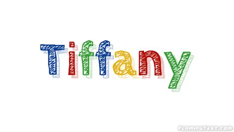 Tiffany Logotipo Ferramenta de Design de Nome Grátis a partir de Texto Flamejante