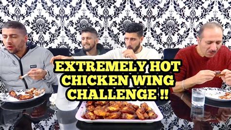 EXTREMELY HOT CHICKEN WING CHALLENGE MUST WATCH YouTube