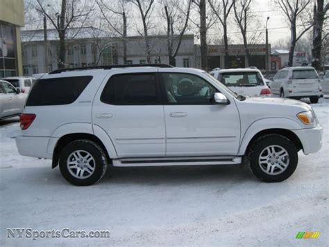2007 Toyota Sequoia Limited 4wd In Super White Photo 3 777118