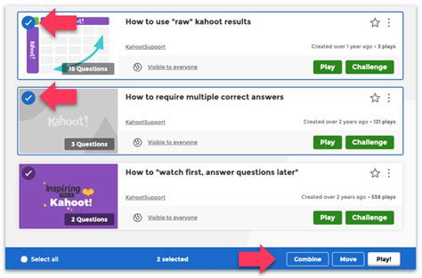 How To Create Duplicate Combine Kahoots Help And Support Center