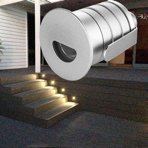 Led Step Light Outdoor Recessed Wall Light Lamp 12v 1w Ip67 Waterproof