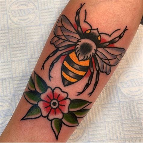 Remember Bee Kind To Nature Done By Cionkatattoo Old