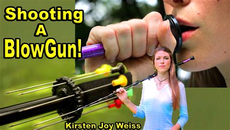 Blowguns Are Fun Shooting A Blowgun