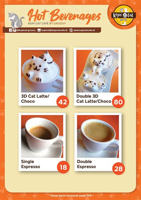 Menu Kopi Cat Cafe
