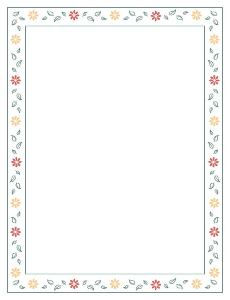 Printable Paper Border Design Clip Art Library