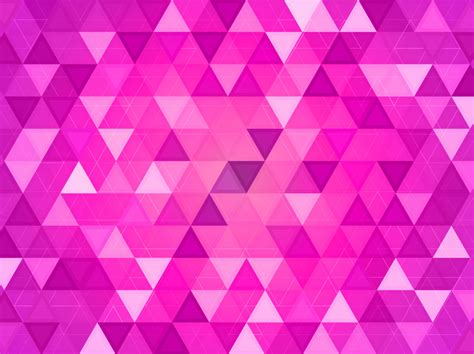 Pink Triangles Geometric Background Vector Free Vectors Ui Download
