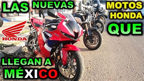 Las Nuevas Motos Honda Que Llegan A Mexico Blitz Rider Youtube