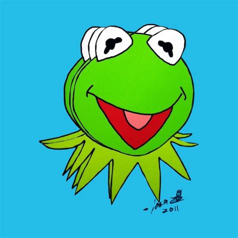 Items Similar To Kermit The Frog Pop Art Muppets 3d Framed Print The
